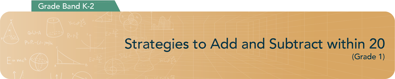 Strategies to add and subtract within 20 - Grade 1